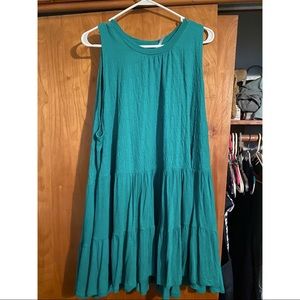 Green free people tank